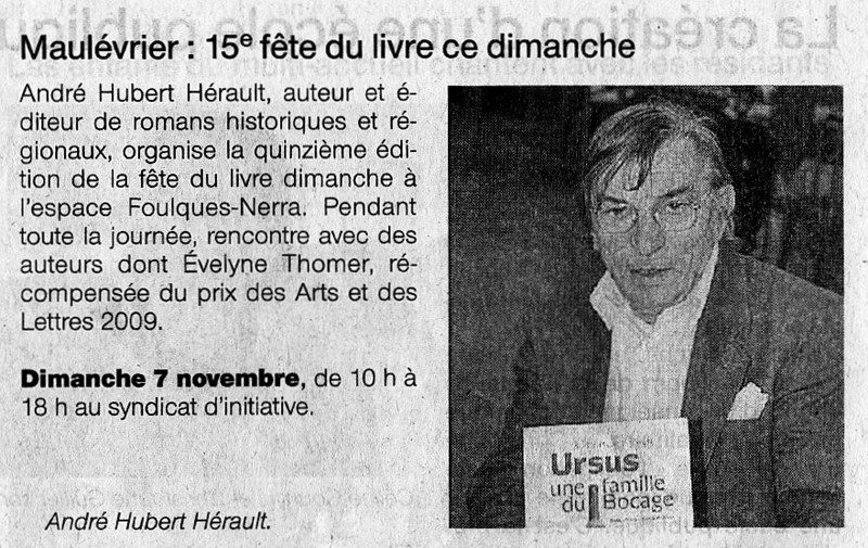 OuestFrance 5Nov2010